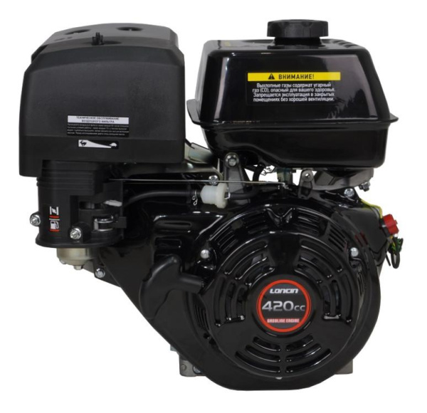 Купить Двигатель Loncin G420F (L type) конусный вал 105.95мм в Минске с Доставкой по РБ