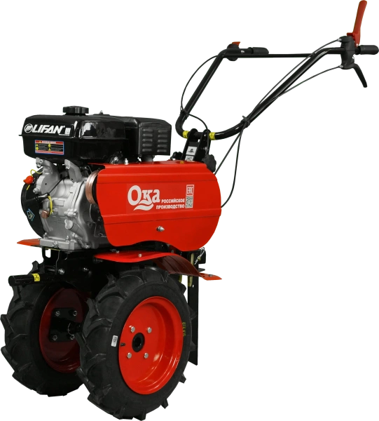Купить Мотоблок ОКА МБ-1Д2М16 (005.45.0100-52) с двигателем Lifan 9,0 л.с. В комплекте (фрезы, удлинители осей) в Минске с Доставкой по РБ