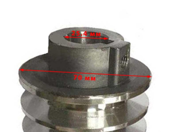 Приобрести Шкив ременной пос.25,4мм (2 ручья,А-13мм,D70мм) в Минске с Доставкой по РБ Купить Шкив ременной пос.25,4мм (2 ручья,А-13мм,D70мм) в Минске с Доставкой по РБ