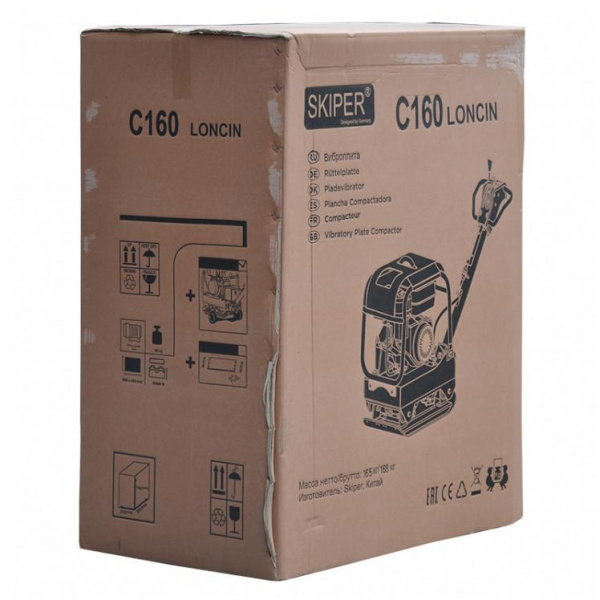 Купить Виброплита SKIPER С160 (Loncin) в Минске с Доставкой по РБ