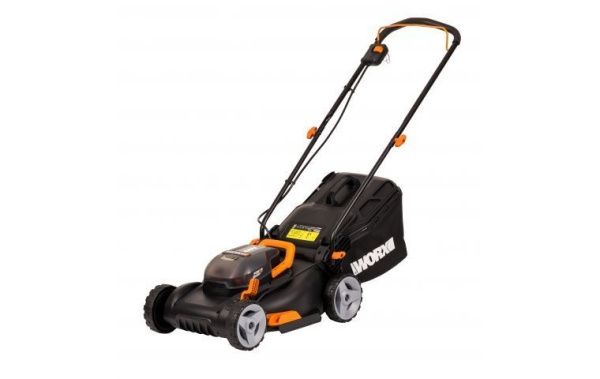 Купить Аккумуляторная газонокосилка WORX WG743E 40В (в комплекте АКБ + ЗУ) в Минске с Доставкой по РБ