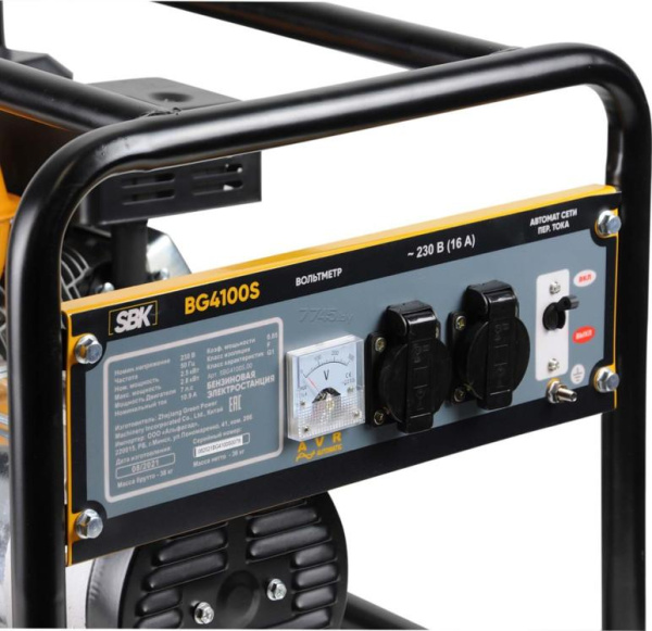 Купить Генератор бензиновый SBK BG4100S (SBG4100S.00) в Минске с Доставкой по РБ