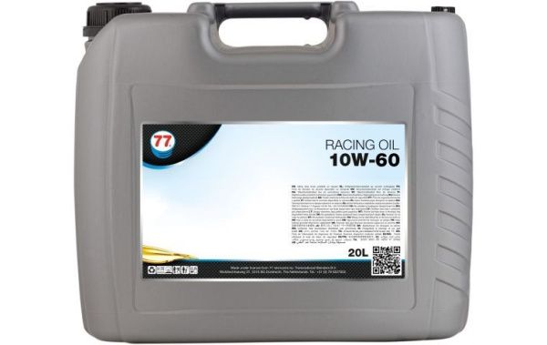 Купить Масло моторное синтетическое  77 Lubricants Racing Oil 10W-60, 20л в Минске с Доставкой по РБ