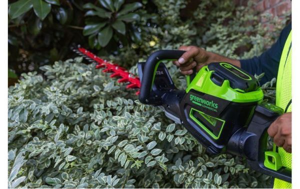 Приобрести Кусторез аккумуляторный Greenworks GC82HT2 82В в Минске с Доставкой по РБ Купить Кусторез аккумуляторный Greenworks GC82HT2 82В в Минске с Доставкой по РБ