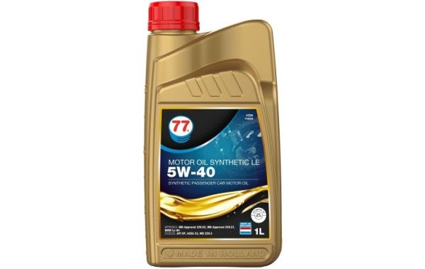 Купить Масло моторное синтетическое 77 Lubricants Motor Oil Synthetic LE 5W-40, 1л в Минске с Доставкой по РБ
