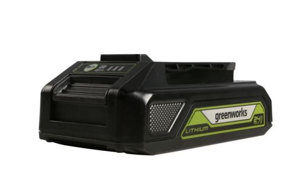 Купить Батарея аккумуляторная  Greenworks G24USB2 24В 2А/ч c USB разъёмом (2939207) в Минске с Доставкой по РБ