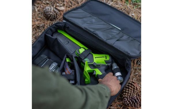 Купить Мини-пила цепная аккумуляторная Greenworks G24CSMNXK2 24В в Минске с Доставкой по РБ