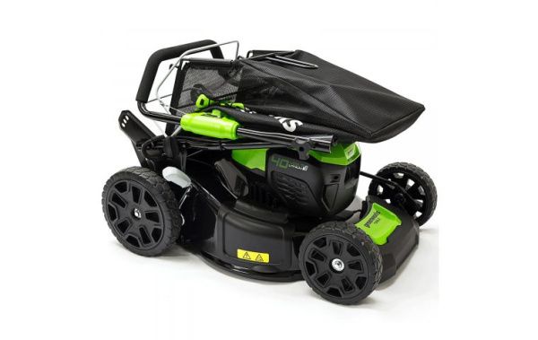 Купить Аккумуляторная газонокосилка Greenworks GD40LM46SPK4 40В (в комплекте АКБ + ЗУ) в Минске с Доставкой по РБ