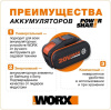 Купить Мойка высокого давления аккумуляторная WORX WG620E 20 В 2 Ач в Минске с Доставкой по РБ