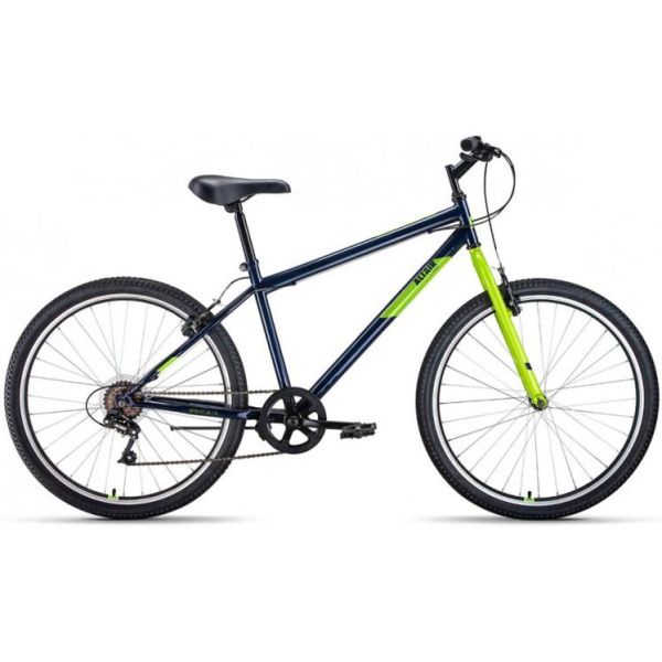 Купить Горный велосипед (хардтейл)
Велосипед ALTAIR MTB HT 26 1.0 (26" 7 ск. рост. 17") 2022, темно-синий/зеленый, RBK22AL26100 в Минске с Доставкой по РБ