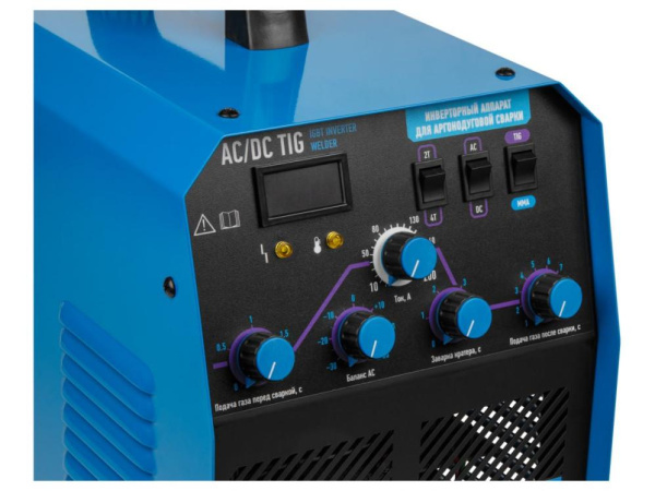 Купить Инверторный аппарат аргонодуговой сварки SOLARIS TIG-220 AC/DC (AC/DC TIG, HF, MMA, 200 A, 150 В-240 В) в Минске с Доставкой по РБ