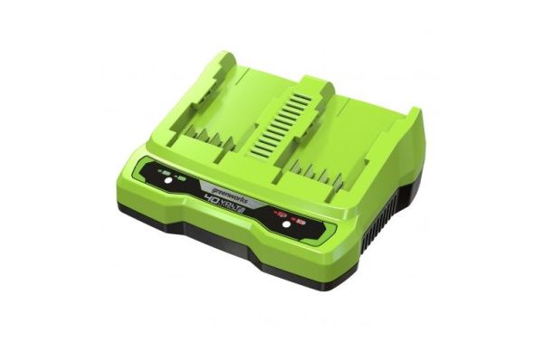 Купить Зарядное устройство на 2 слота  Greenworks G40UC2 40В в Минске с Доставкой по РБ