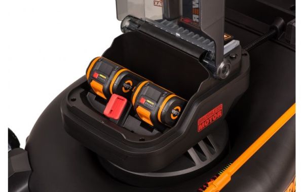 Купить Аккумуляторная самоходная газонокосилка WORX WG749E (в комплекте АКБ + ЗУ) в Минске с Доставкой по РБ