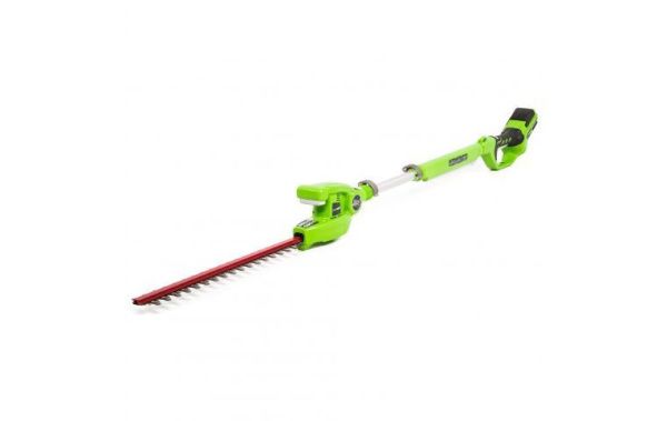 Приобрести Кусторез штанговый аккумуляторный Greenworks G24PH51 24В в Минске с Доставкой по РБ Купить Кусторез штанговый аккумуляторный Greenworks G24PH51 24В в Минске с Доставкой по РБ