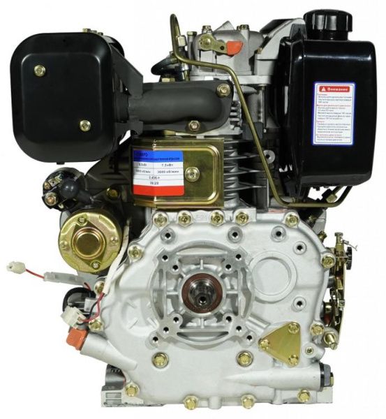 Двигатель Lifan Diesel 188FD D25, 6A шлицевой вал for 1300D — двигатель Lifan для техники