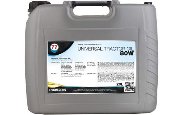 Купить Универсальное масло для с/х техники  77 Lubricants (UTTO) Universal Tractor Oil 80W, 20л в Минске с Доставкой по РБ