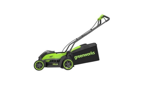 Купить Аккумуляторная газонокосилка Greenworks GD40LM361K4 40В (в комплекте АКБ 4А/ч + ЗУ) в Минске с Доставкой по РБ