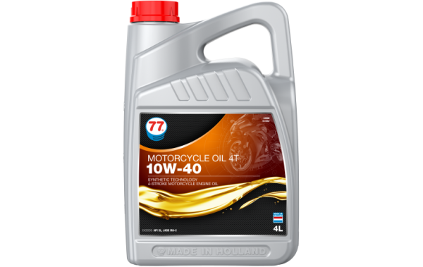 Купить Масло моторное полусинтетическое 77 Lubricants Motorcycle Oil 4T 10W-40, 4л в Минске с Доставкой по РБ