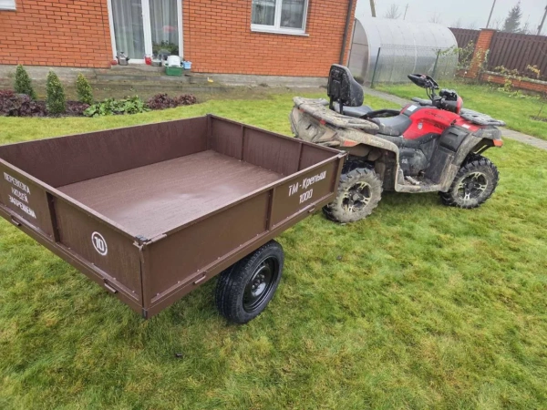 Купить Прицеп для квадроцикла легковой универсальный, колёса R13 (автомобильные) в Минске с Доставкой по РБ