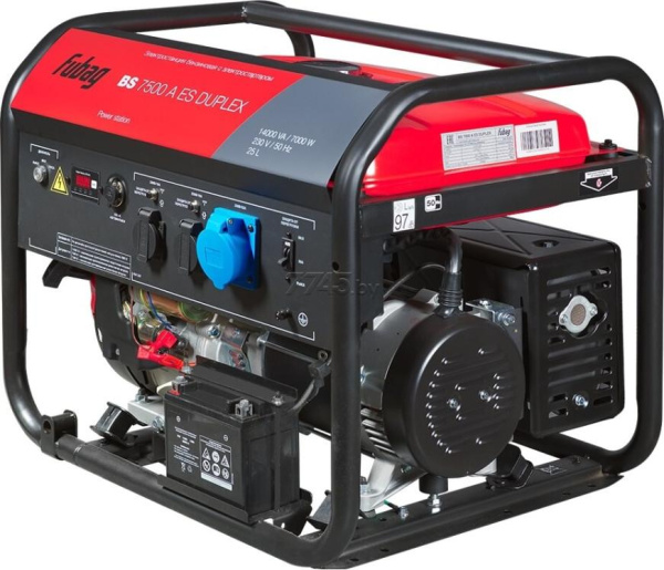 Купить Генератор бензиновый FUBAG BS 7500 A ES Duplex (641087) в Минске с Доставкой по РБ