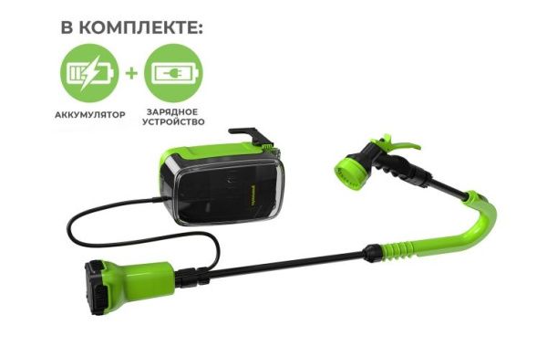Купить Насос для бочки аккумуляторный  Greenworks G24SWP 24В (в комплекте АКБ 2А/ч + ЗУ) в Минске с Доставкой по РБ