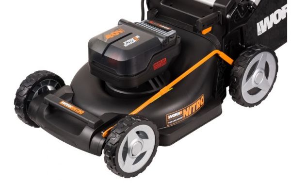 Купить Аккумуляторная газонокосилка WORX NITRO WG748E 40В (в комплекте АКБ + ЗУ) в Минске с Доставкой по РБ