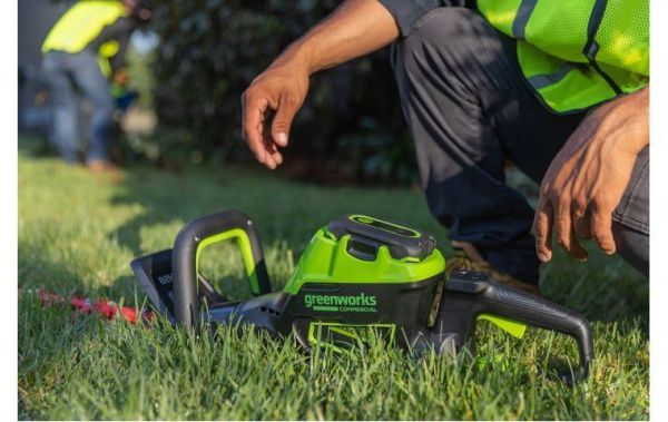 Приобрести Кусторез аккумуляторный Greenworks GC82HT2 82В в Минске с Доставкой по РБ Купить Кусторез аккумуляторный Greenworks GC82HT2 82В в Минске с Доставкой по РБ