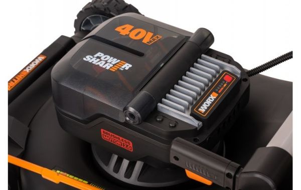 Купить Аккумуляторная газонокосилка WORX NITRO WG748E 40В (в комплекте АКБ + ЗУ) в Минске с Доставкой по РБ