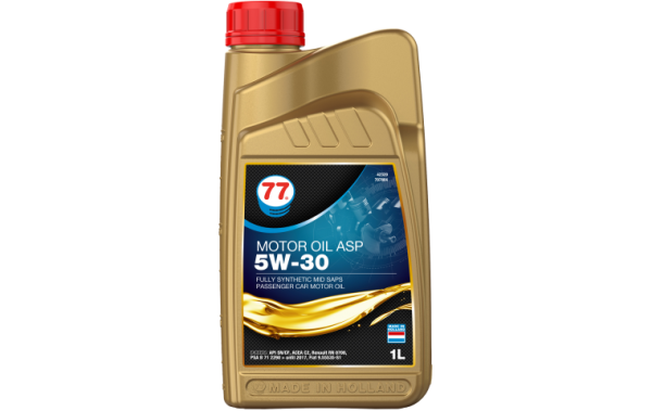 Купить Масло моторное синтетическое  77 Lubricants Motor Oil SYNTHETIC ASP 5W-30, 1л в Минске с Доставкой по РБ