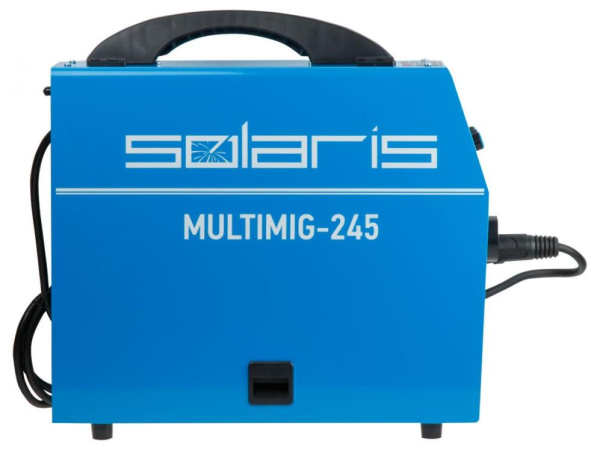 Купить Полуавтомат сварочный Solaris MULTIMIG-245 (230В, MIG/FLUX/MMA/TIG, евроразъем, горелка 3 м, смена полярности, 2T/4T, рег-ка индуктивн.) в Минске с Доставкой по РБ
