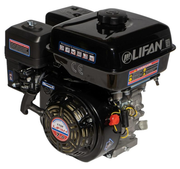 Купить Двигатель Lifan 170F D19, увеличенный б/бак 6 л. в Минске с Доставкой по РБ
