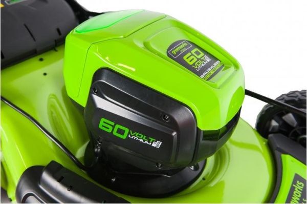 Приобрести Газонокосилка аккумуляторная GREENWORKS GD60LM46HP (2502807) в Минске с Доставкой по РБ Купить Газонокосилка аккумуляторная GREENWORKS GD60LM46HP (2502807) в Минске с Доставкой по РБ