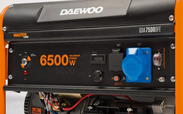 Купить Генератор бензиновый DAEWOO POWER GDA 7500 DFE в Минске с Доставкой по РБ