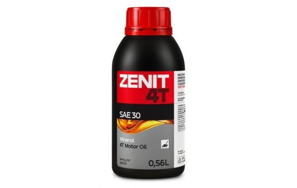 Купить Масло моторное минеральное для силовой и садовой техники  ZENIT SAE 30, 0,56 л в Минске с Доставкой по РБ