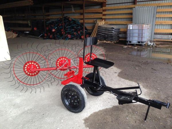 Купить Грабли-сеноворошилки для мотоблока ВМ-3 3-х колесная (ПАХАРЬ) в Минске с Доставкой по РБ