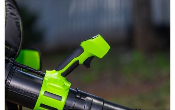 Купить Воздуходув аккумуляторный ранцевый Greenworks GD40BPG2 40В в Минске с Доставкой по РБ