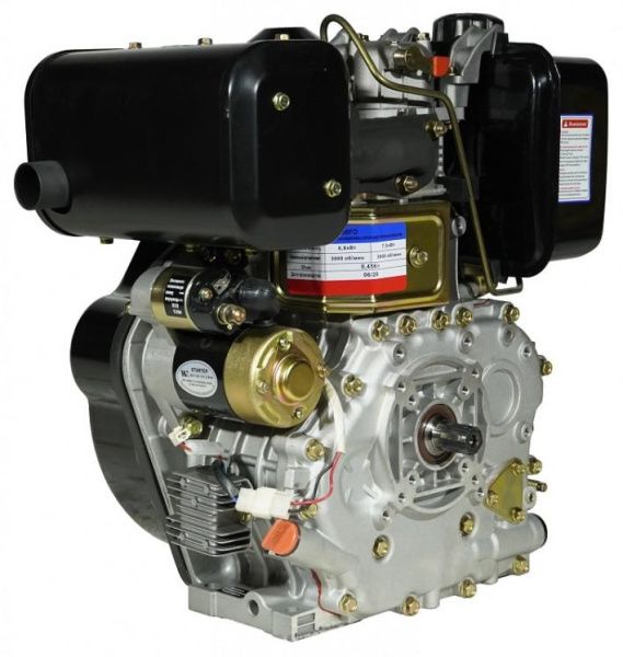 Двигатель Lifan Diesel 188FD D25, 6A шлицевой вал for 1300D — двигатель Lifan для техники