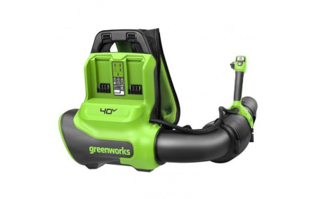 Воздуходув аккумуляторный ранцевый Greenworks GD40BPG2 40В