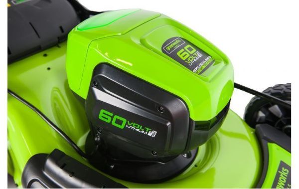 Купить Аккумуляторная газонокосилка Greenworks GD60LM46HP 60В (в комплекте АКБ + ЗУ) в Минске с Доставкой по РБ
