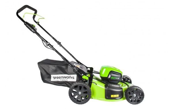 Купить Аккумуляторная газонокосилка Greenworks GD60LM46HP 60В (в комплекте АКБ 4А/ч + ЗУ) в Минске с Доставкой по РБ