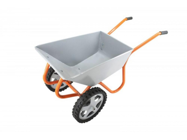 Купить Тачка строительно-садовая ТССР-2 (120л, 360 кг, двухколесная, литая резина 380х70мм, вес 18,5 кг) (пр-во РБ) (КОМ) в Минске с Доставкой по РБ