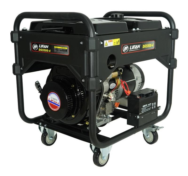 Купить Генератор Lifan-DG5500-4 дизельный в Минске с Доставкой по РБ