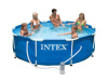 Купить Каркасный бассейн Metal Frame, круглый, 305х76 см + фильтр-насос 220 В, INTEX (от 6 лет) в Минске с Доставкой по РБ
