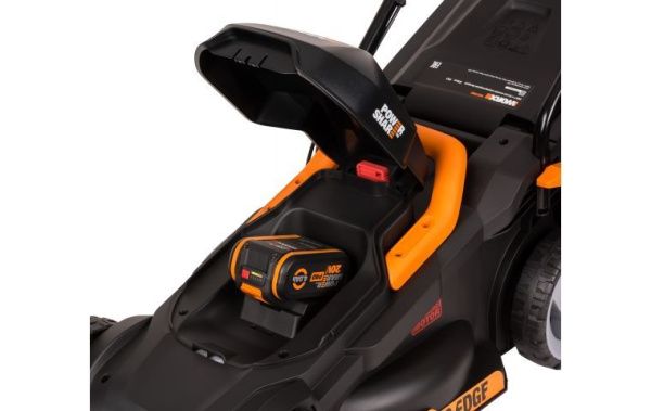 Купить Аккумуляторная газонокосилка  WORX WG730E 20В (в комплекте АКБ + ЗУ) в Минске с Доставкой по РБ